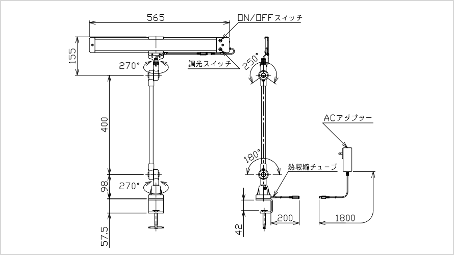 NLUD20BTの寸法図