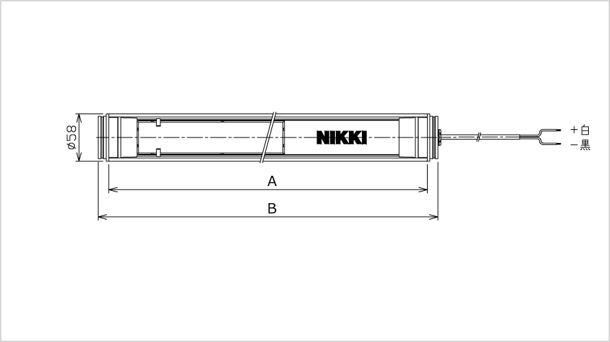 NLL3-SN2標準の寸法図